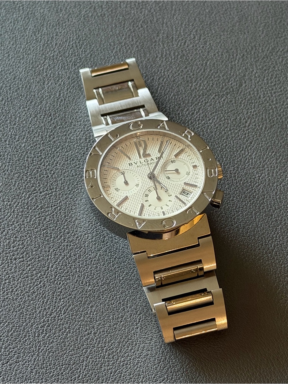 BVLGARI Chronograph BB38SSCH
Automatic Steel White Dial Men's Watch